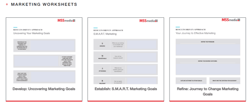 Marketing Worksheets