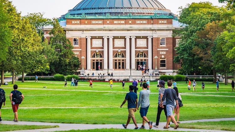 Students on Campus