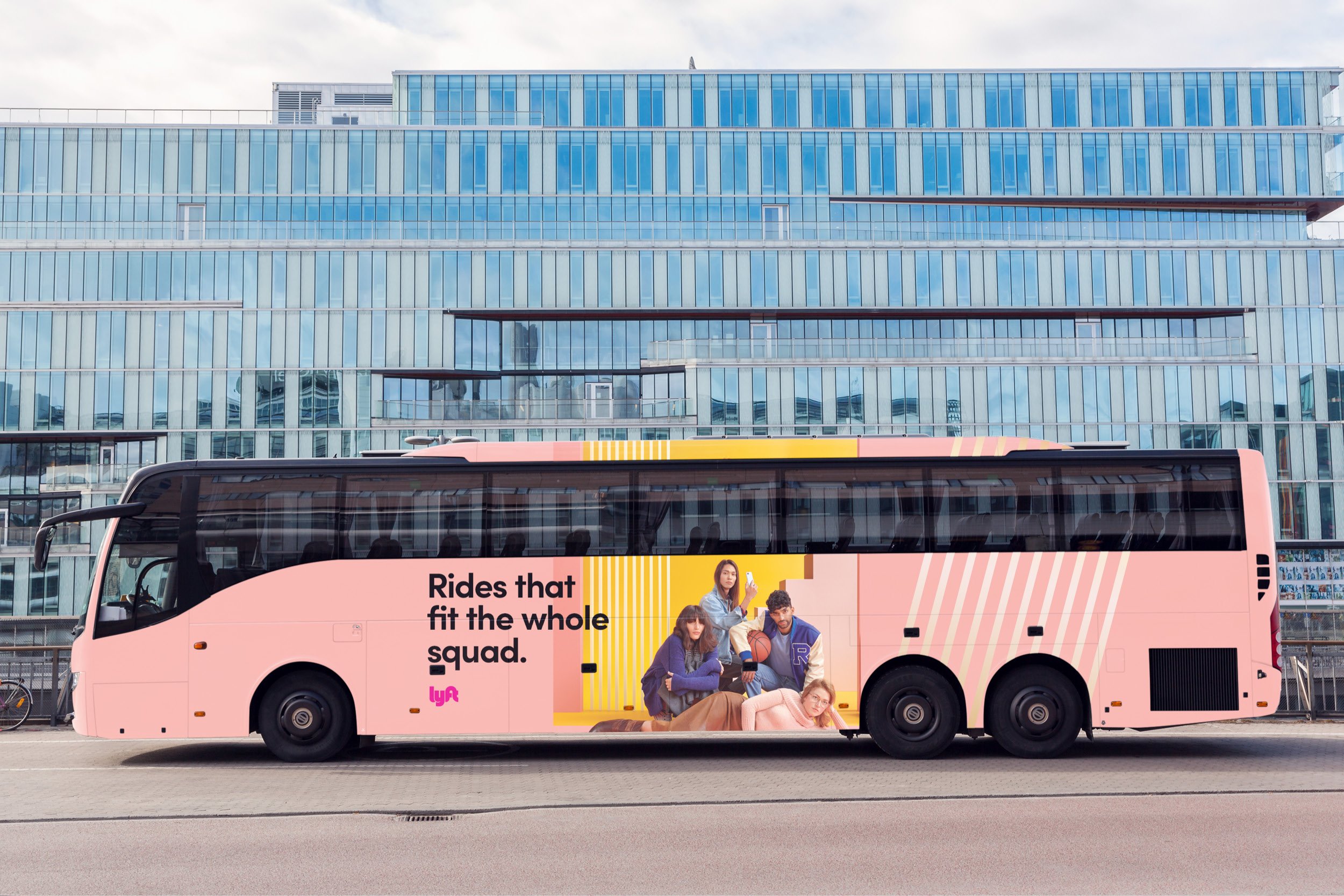 traditional campus media: digital out-of-home advertising transit ad