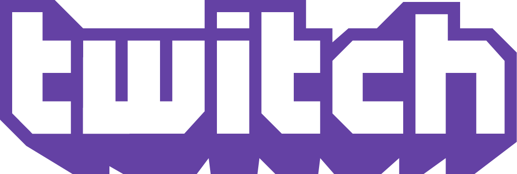 Twitch logo (advertise to students with emerging media)