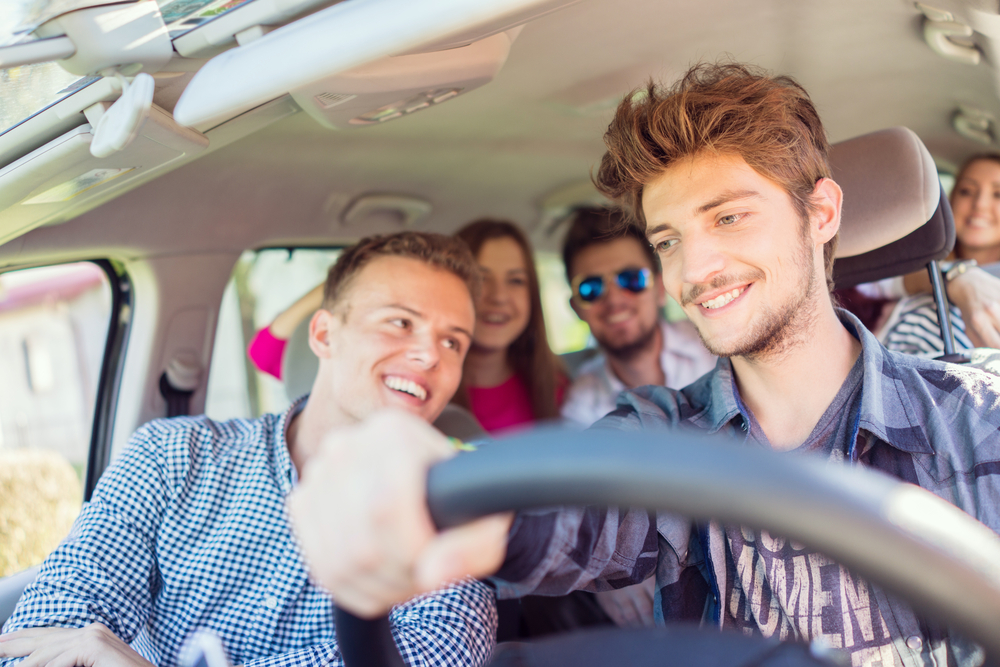 Gen Z Psychographics - a group of happy young adults in a car